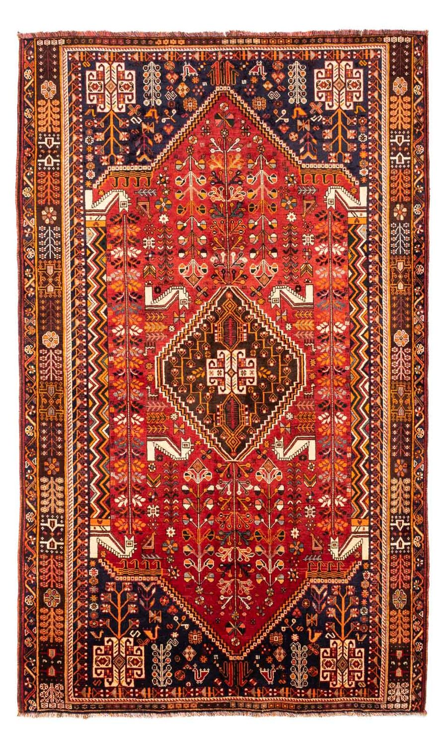 Perser Rug - Nomadic - 278 x 165 cm - dark red