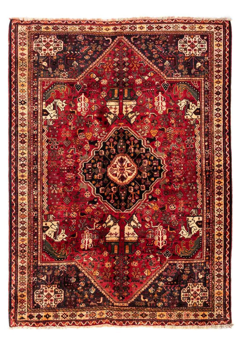Perser Rug - Nomadic - 237 x 175 cm - dark red