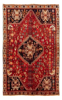 Perser Rug - Nomadic - 247 x 153 cm - dark red