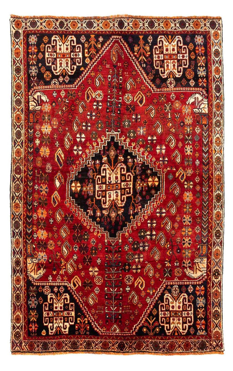 Perser Rug - Nomadic - 247 x 153 cm - dark red