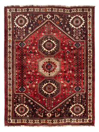 Perser Rug - Nomadic - 244 x 183 cm - dark red