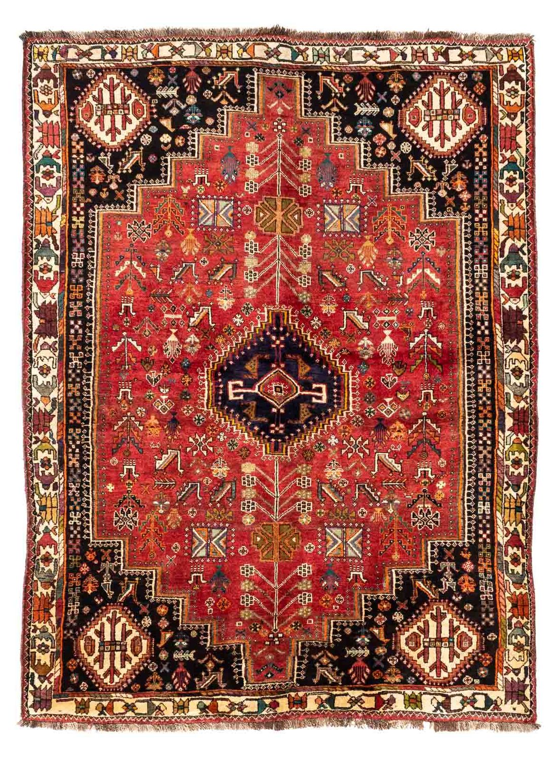 Perser Rug - Nomadic - 247 x 170 cm - red