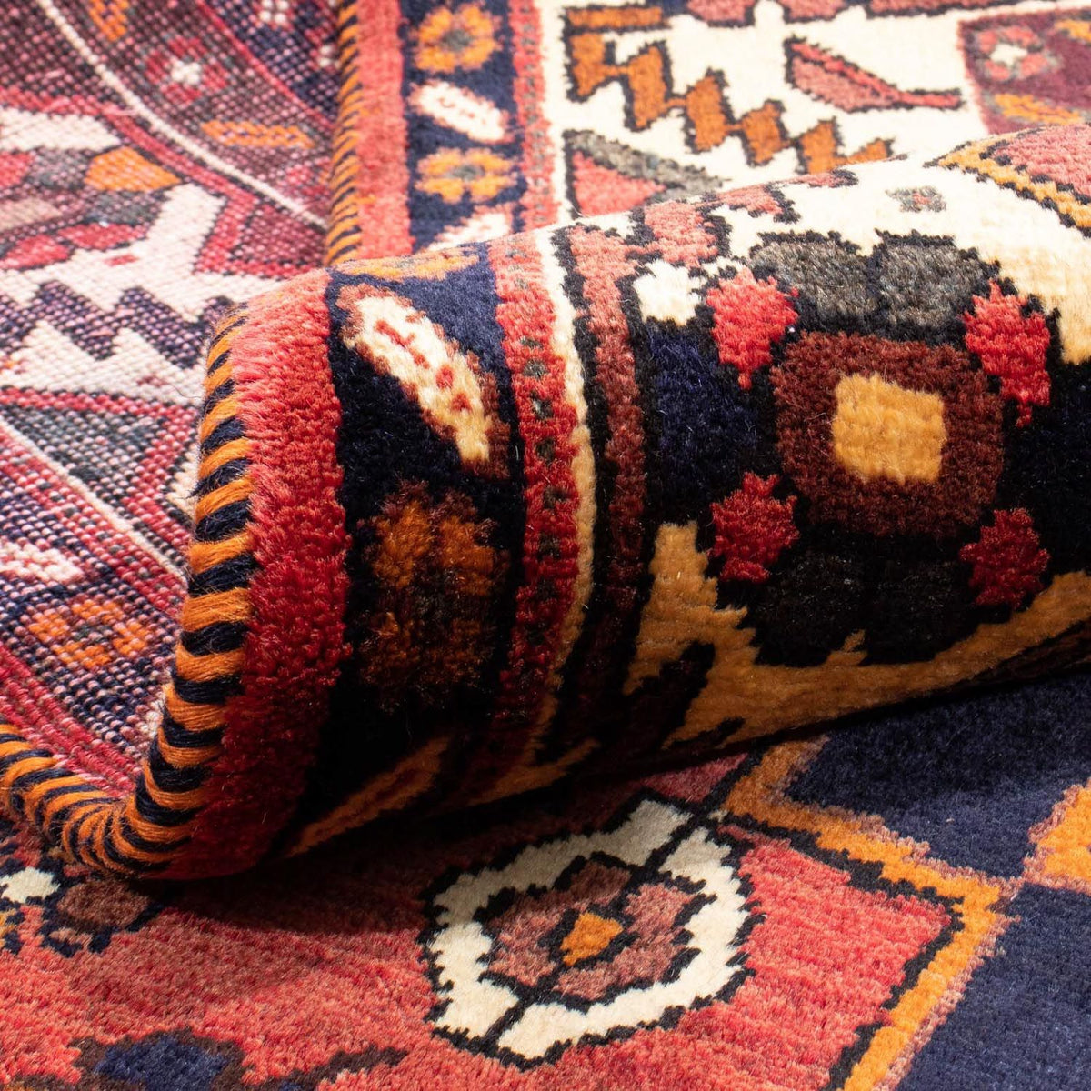 Perser Rug - Nomadic - 305 x 220 cm - light red