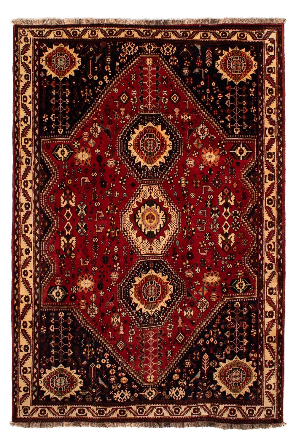 Perser Rug - Nomadic - 295 x 210 cm - dark red