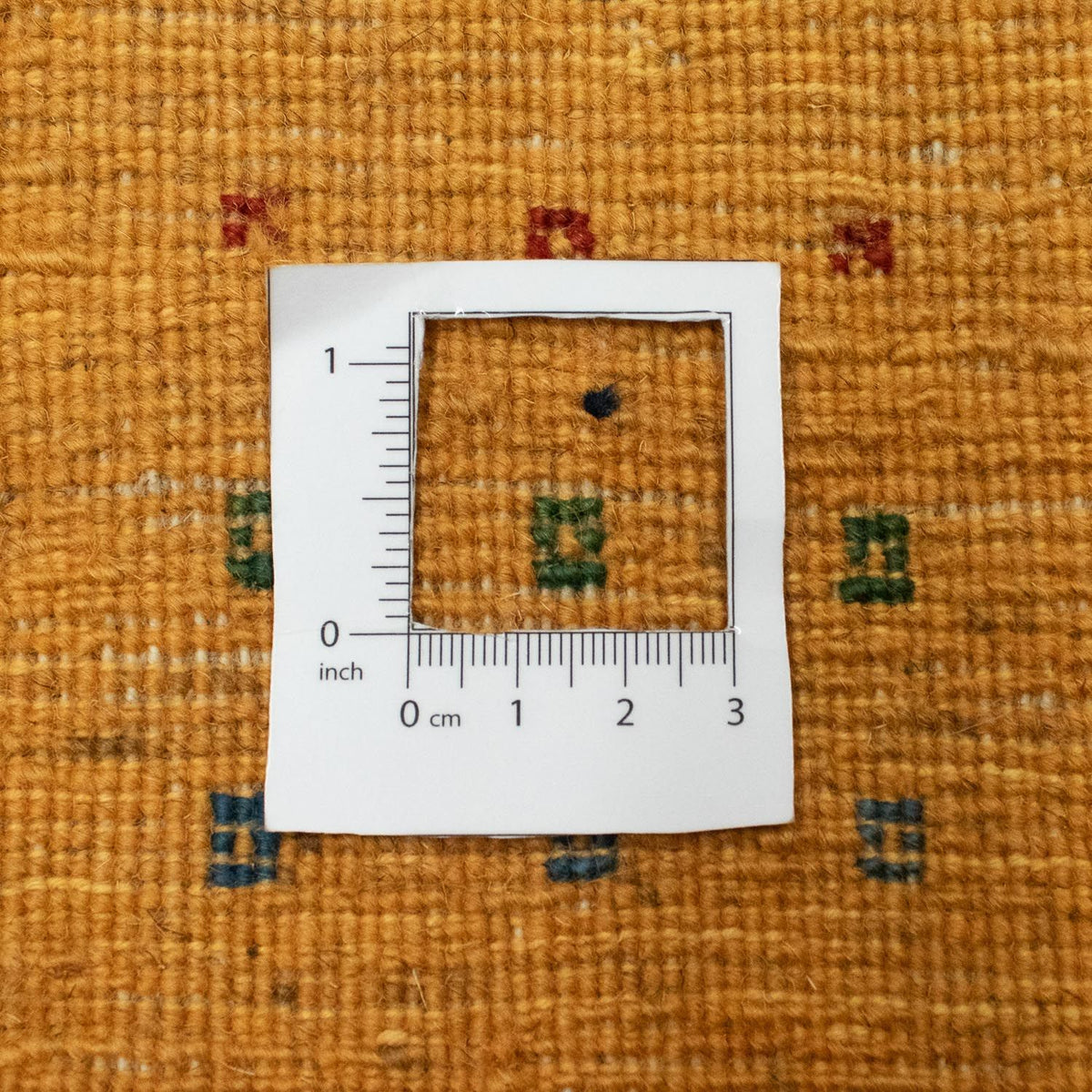 Runner Gabbeh Rug - Loribaft Perser - 197 x 83 cm - gold