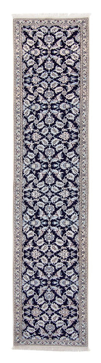 Runner Perser Rug - Nain - Royal - 367 x 75 cm - dark blue