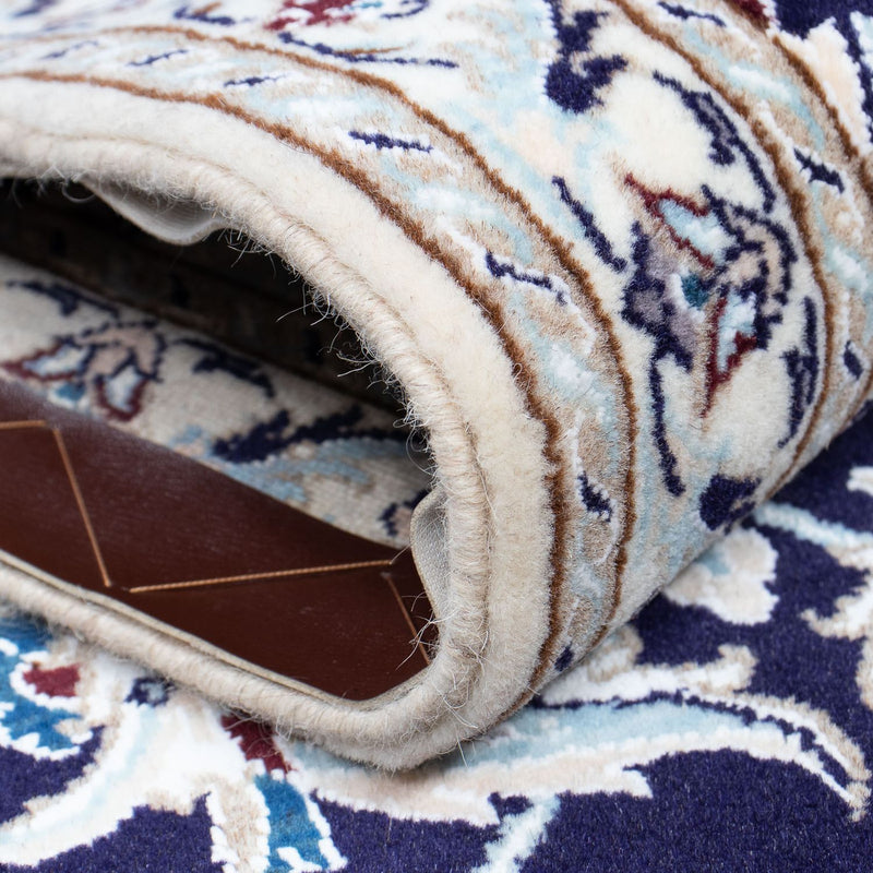 Runner Perser Rug - Nain - Royal - 367 x 75 cm - dark blue