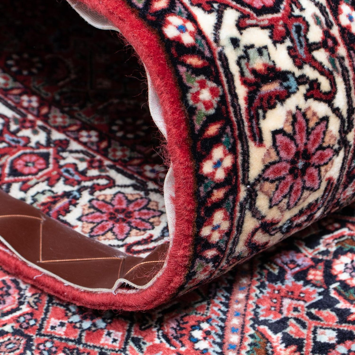 Runner Perser Rug - Bidjar - 415 x 78 cm - dark red