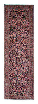 Runner Perser Rug - Bidjar - 298 x 83 cm - dark blue
