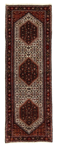 Runner Perser Rug - Bidjar - 235 x 74 cm - dark red