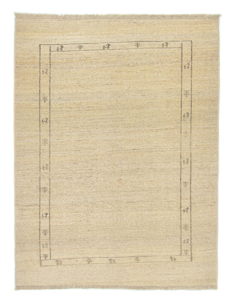 Gabbeh Rug - Perser - 197 x 147 cm - beige