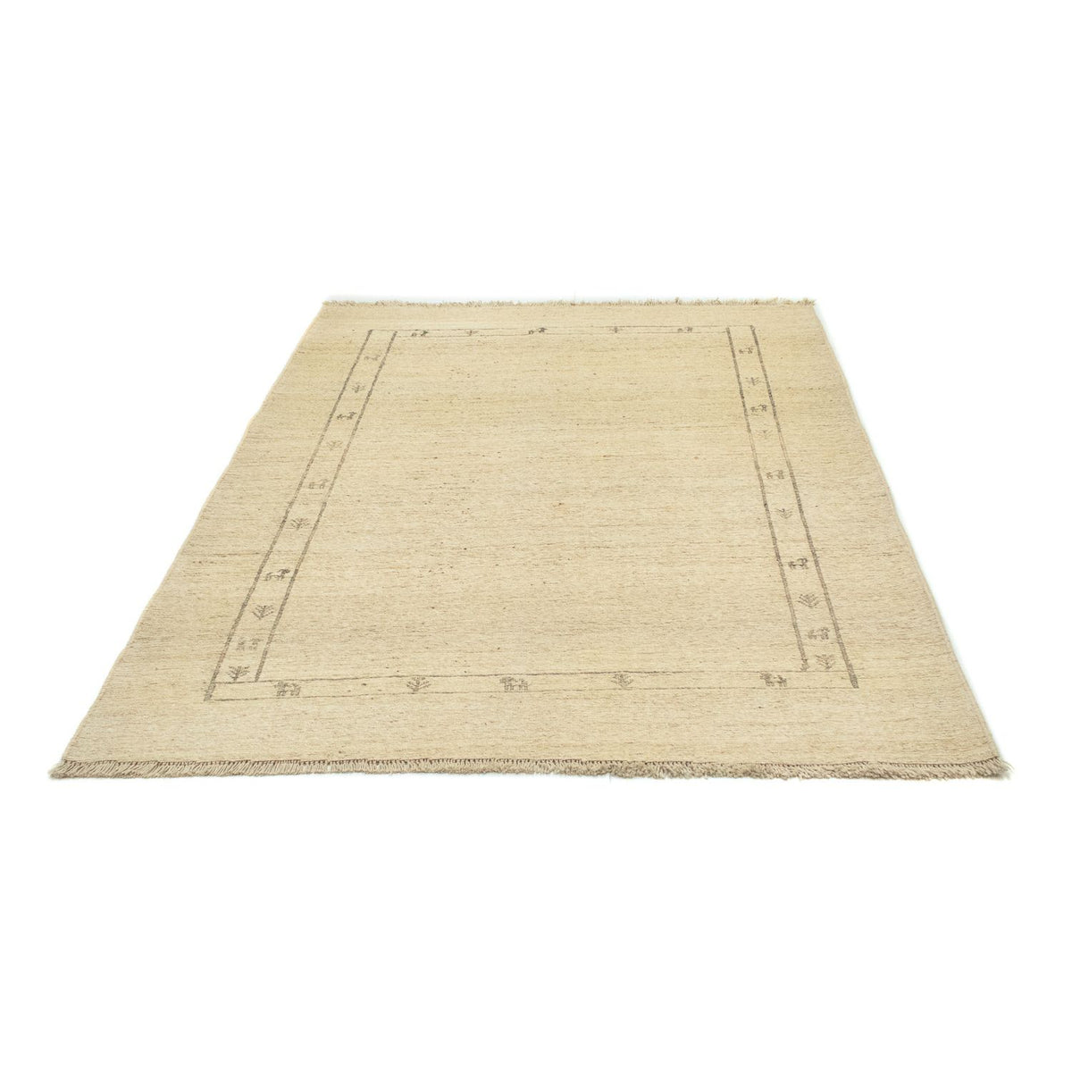 Gabbeh Rug - Perser - 197 x 147 cm - beige