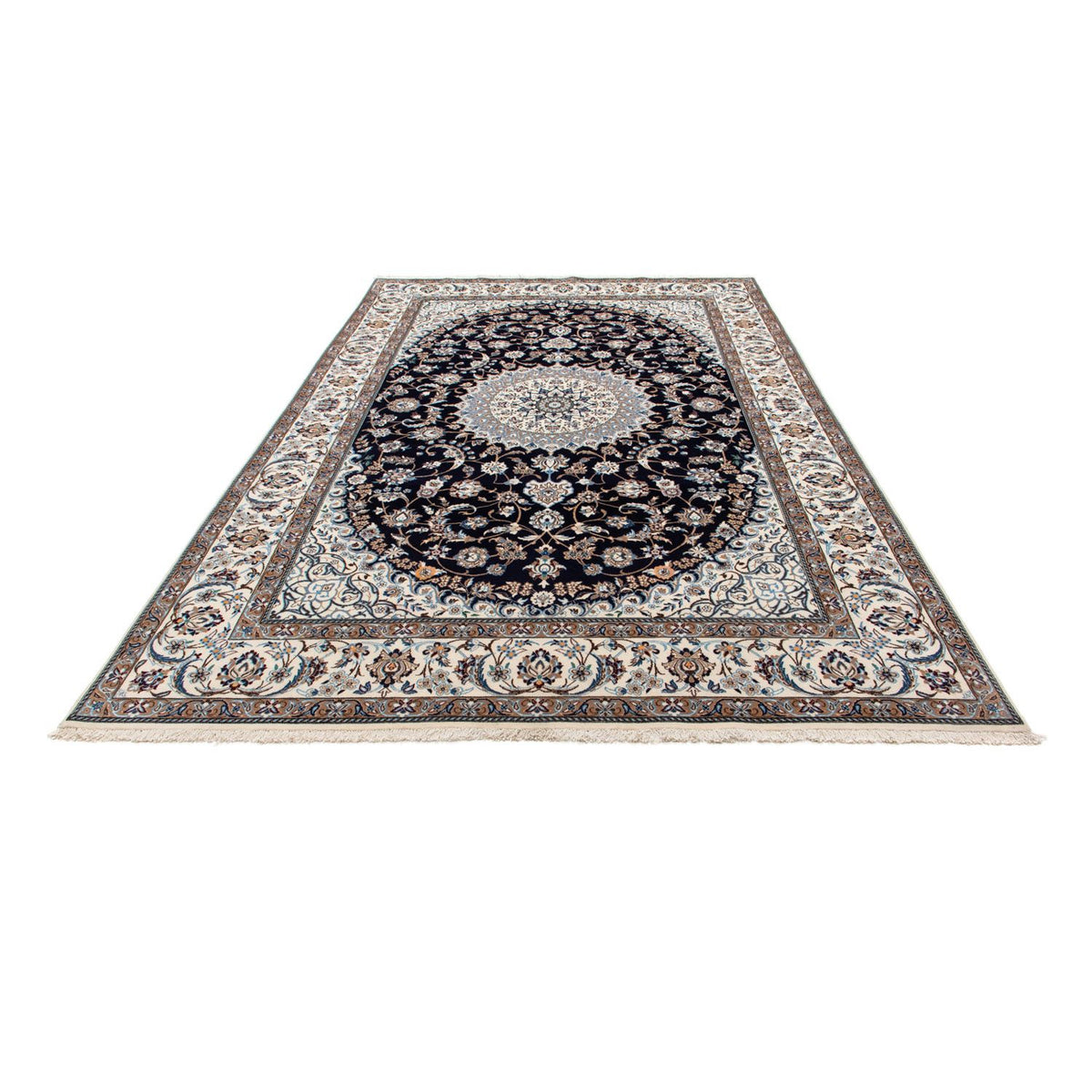 Perser Rug - Nain - Royal - 306 x 203 cm - black