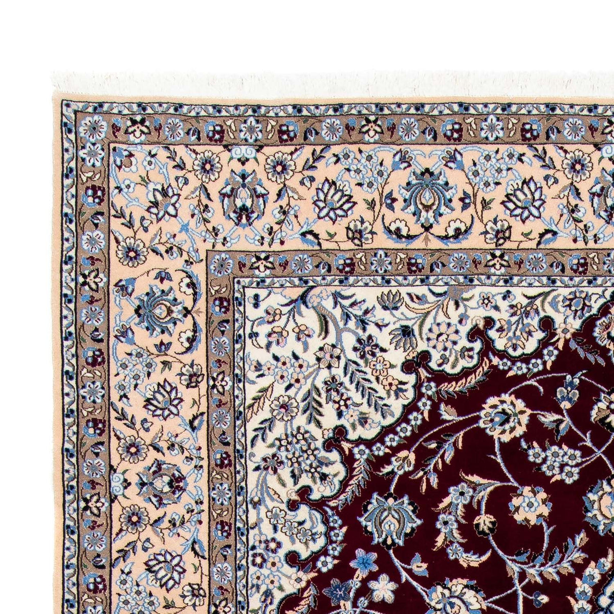 Perser Rug - Nain - Royal - 305 x 201 cm - dark red