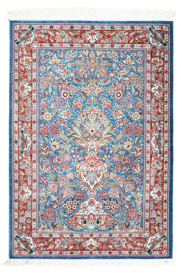 Perser Rug - Ghom - 119 x 81 cm - light blue