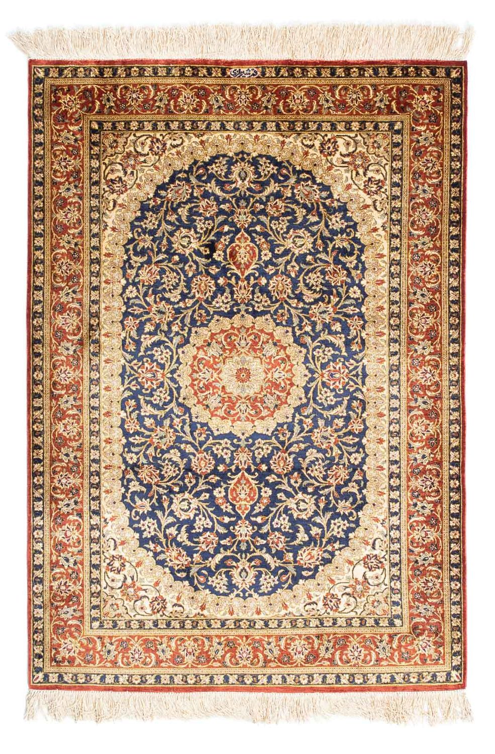 Perser Rug - Ghom - 116 x 78 cm - light brown
