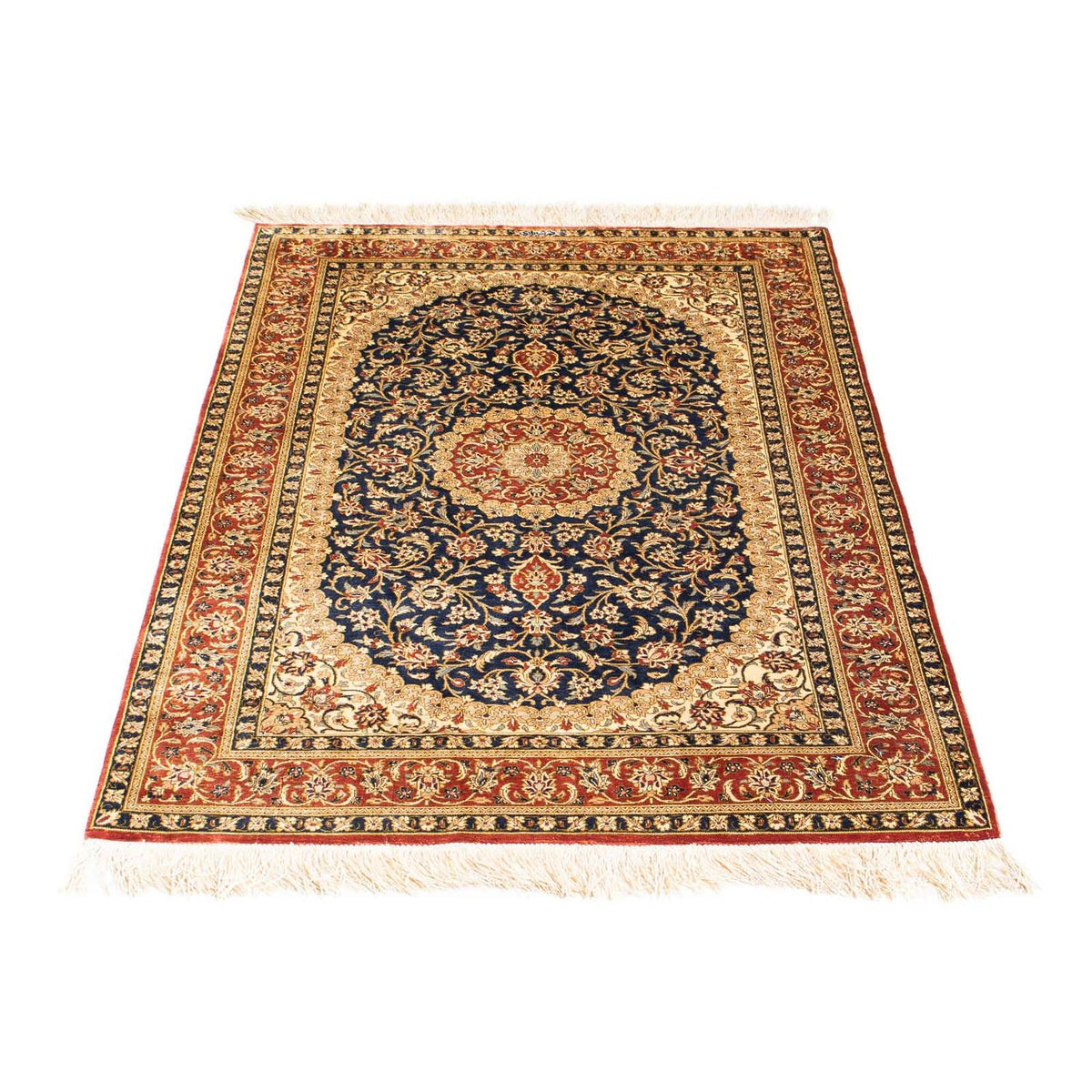 Perser Rug - Ghom - 116 x 78 cm - light brown