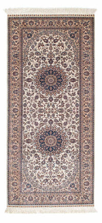 Runner Oriental Rug - Hereke - 185 x 78 cm - beige