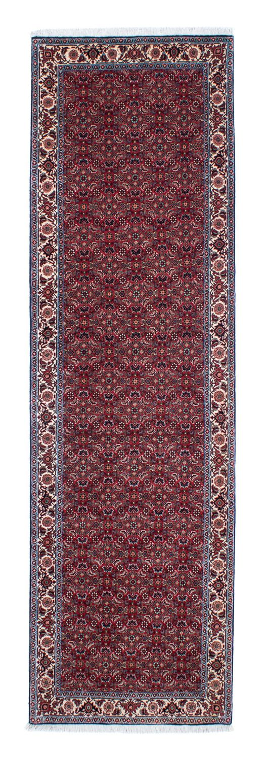 Runner Perser Rug - Bidjar - 295 x 84 cm - dark red