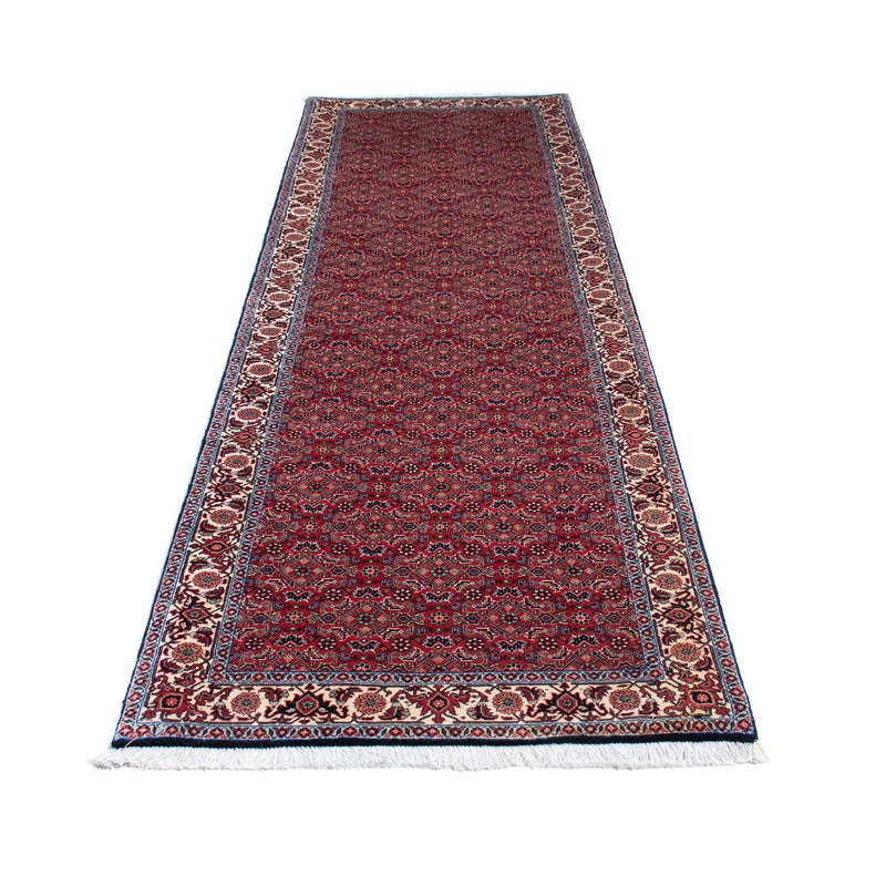 Runner Perser Rug - Bidjar - 295 x 84 cm - dark red