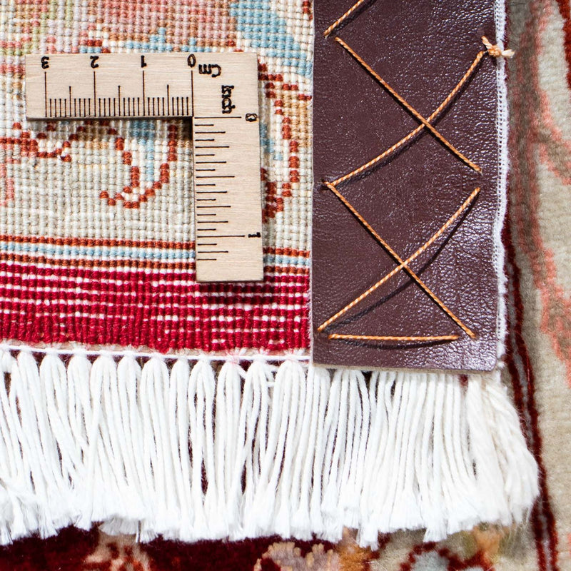 Runner Perser Rug - Tabriz - 206 x 78 cm - dark red