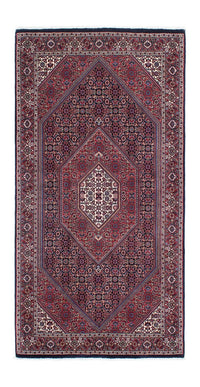 Runner Perser Rug - Bidjar - 202 x 99 cm - dark blue