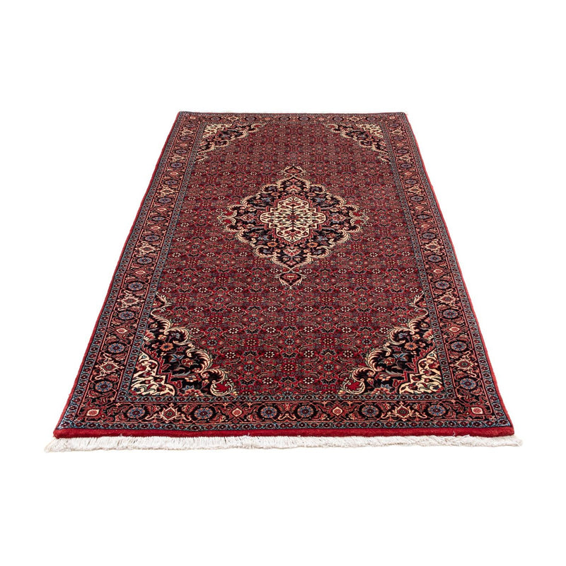 Runner Perser Rug - Bidjar - 202 x 104 cm - dark red
