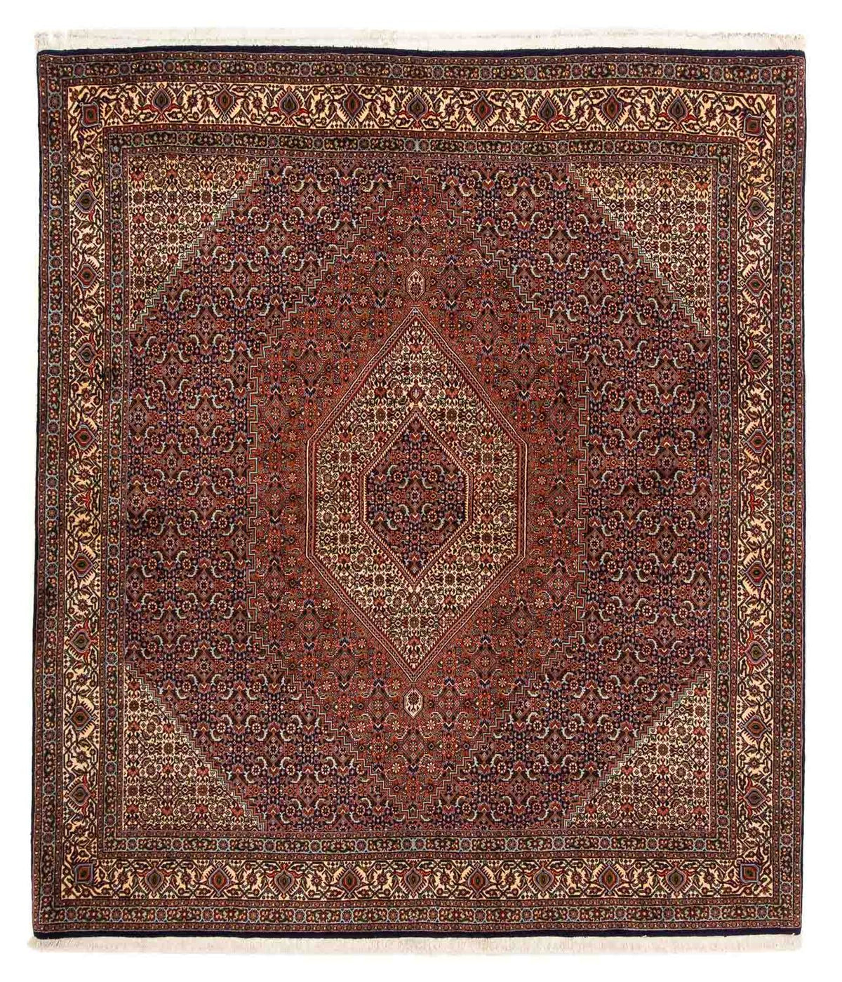 Perser Rug - Bidjar - 222 x 203 cm - brown