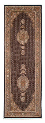 Runner Perser Rug - Tabriz - 248 x 81 cm - dark blue