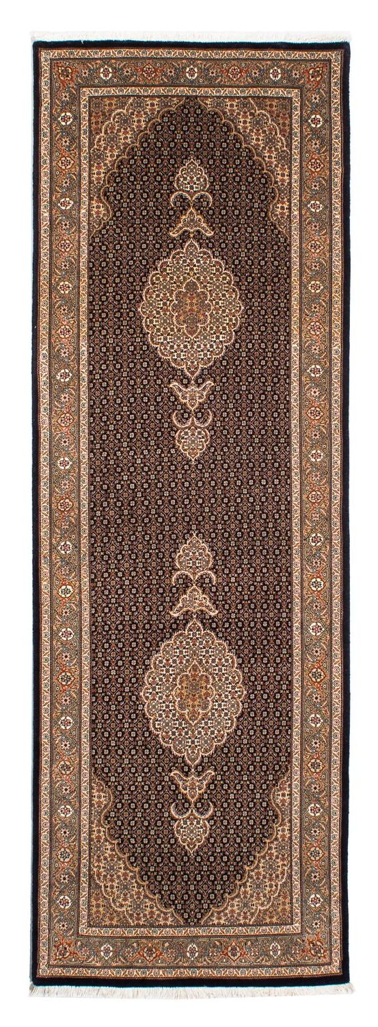 Runner Perser Rug - Tabriz - 248 x 81 cm - dark blue