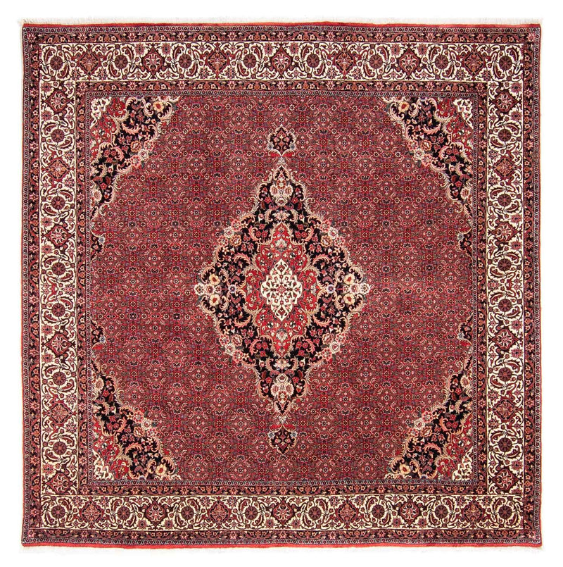 Perser Rug - Bidjar square  - 253 x 253 cm - dark red