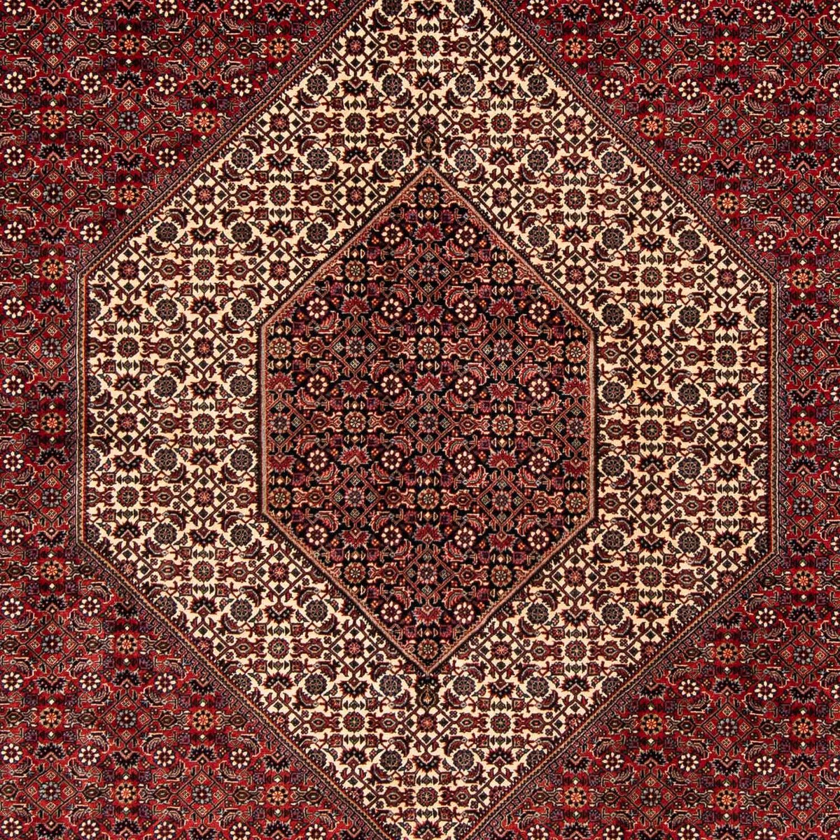Perser Rug - Bidjar - 261 x 206 cm - dark red