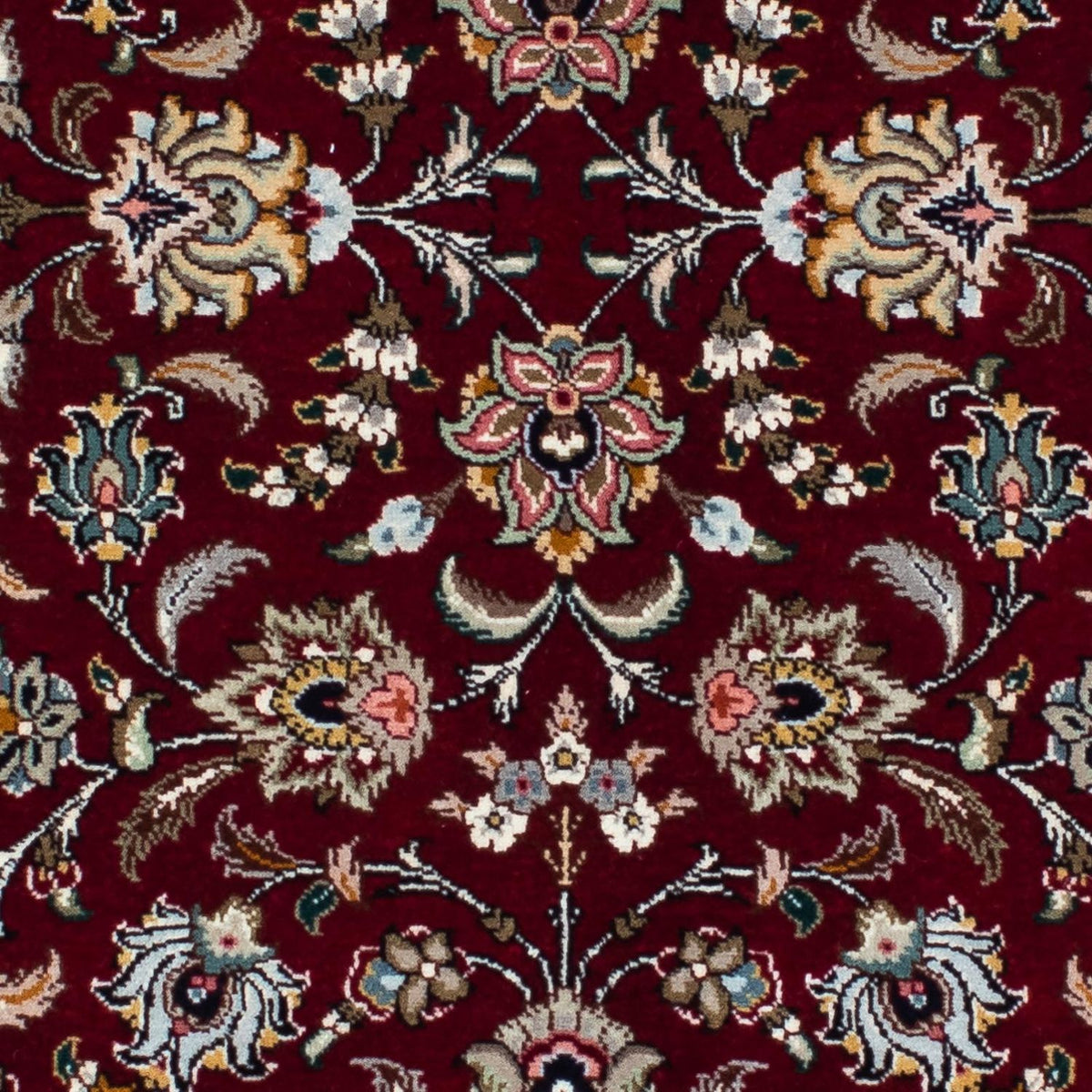 Runner Perser Rug - Tabriz - Royal - 197 x 87 cm - dark red