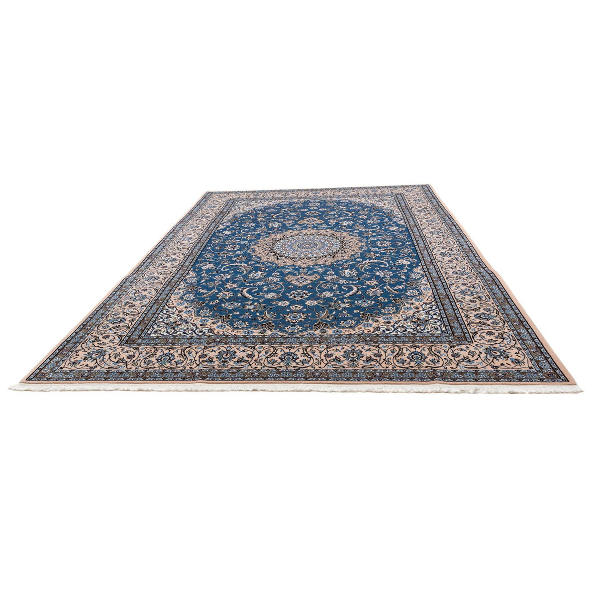 Perser Rug - Nain - Royal - 348 x 245 cm - dark blue