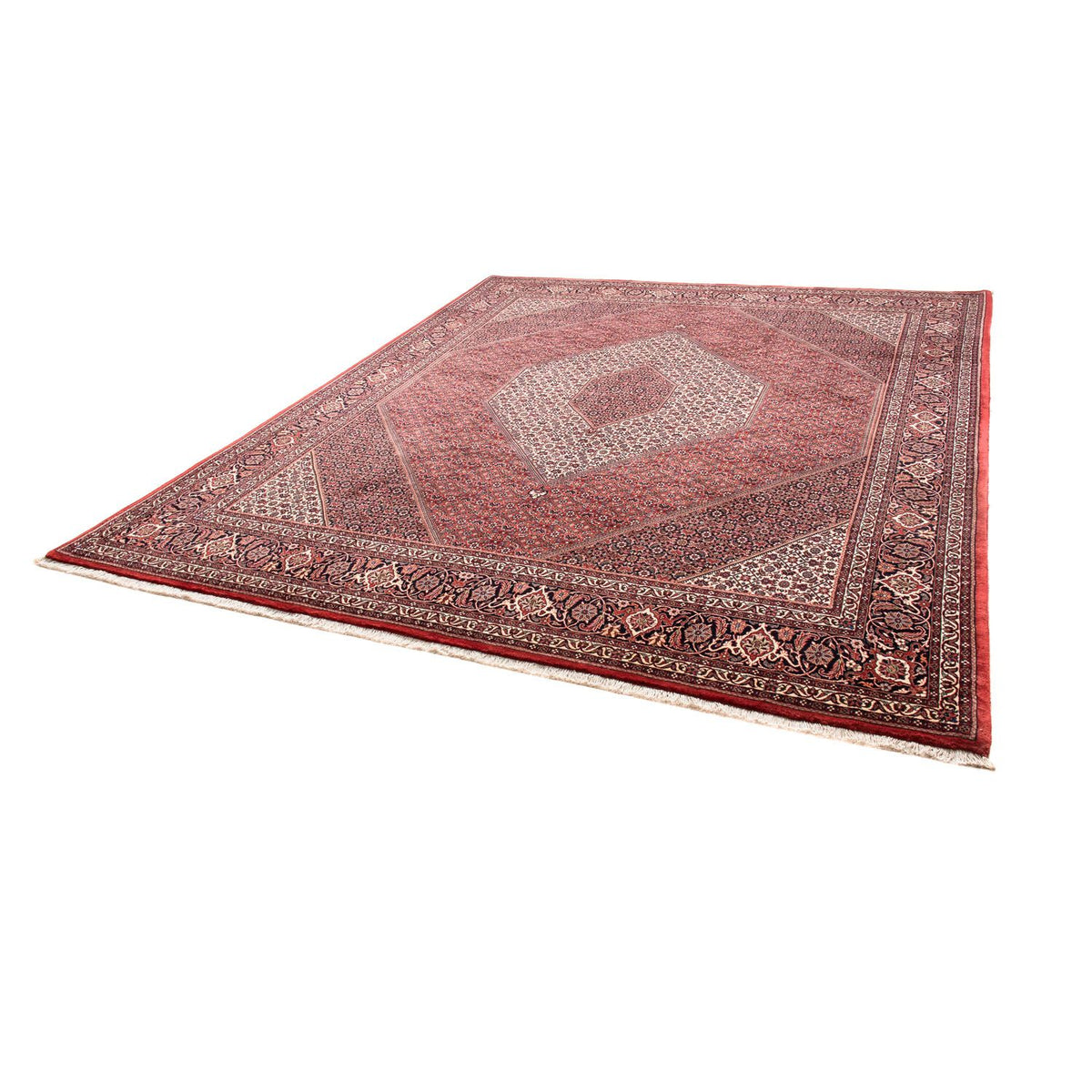 Perser Rug - Bidjar - 314 x 253 cm - dark red