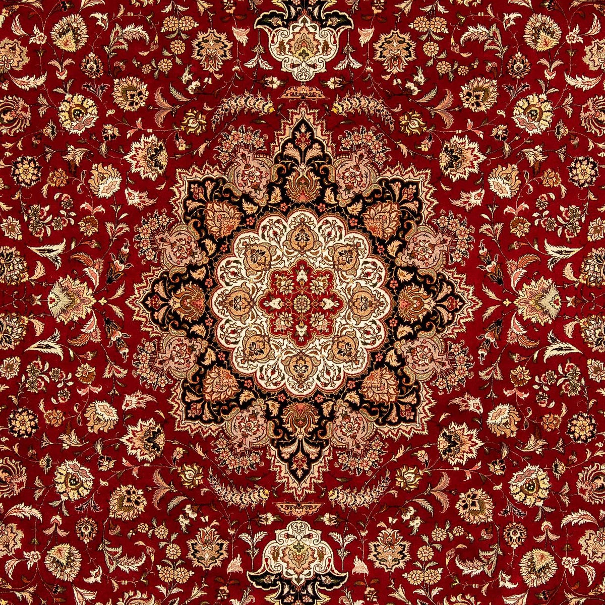 Perser Rug - Tabriz - Royal - 342 x 251 cm - dark red