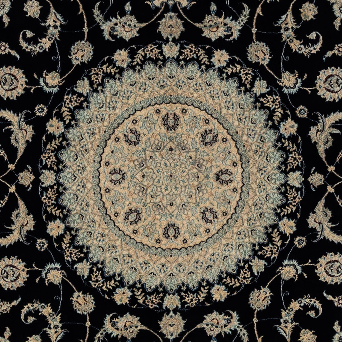 Perser Rug - Nain - Royal - 300 x 247 cm - black