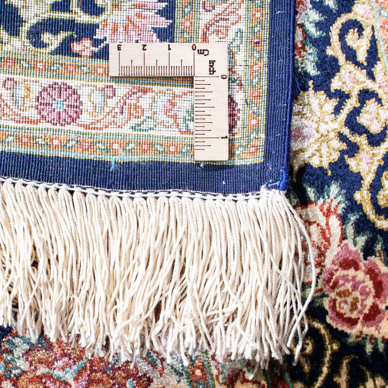 Perser Rug - Ghom - 120 x 79 cm - dark blue