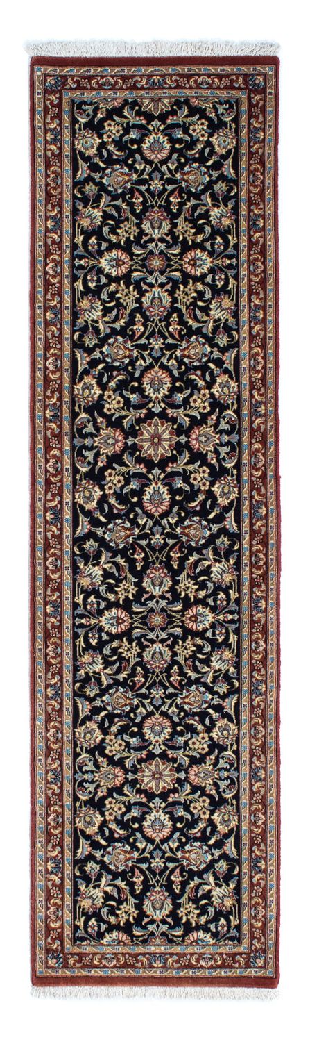 Runner Perser Rug - Ghom - 200 x 52 cm - green