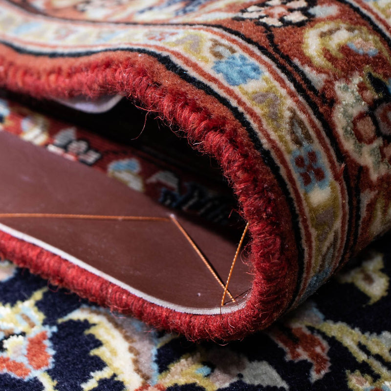 Runner Perser Rug - Ghom - 200 x 52 cm - green