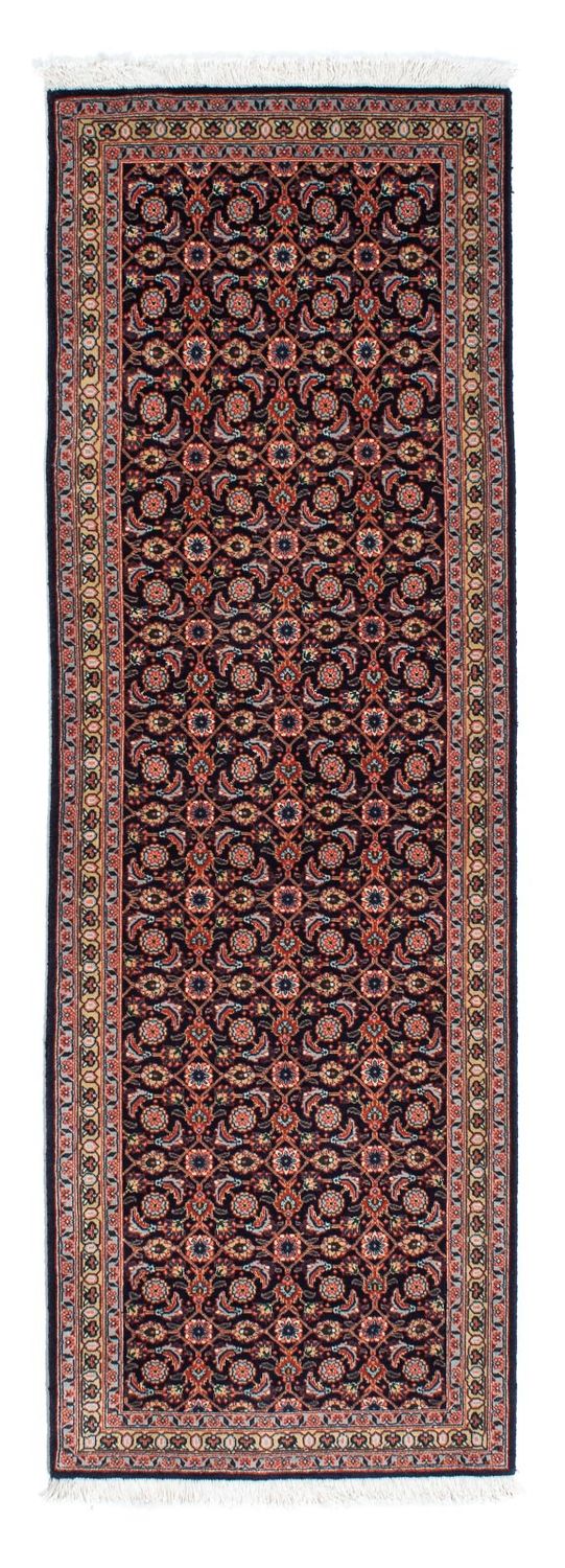 Runner Perser Rug - Tabriz - 210 x 75 cm - dark blue