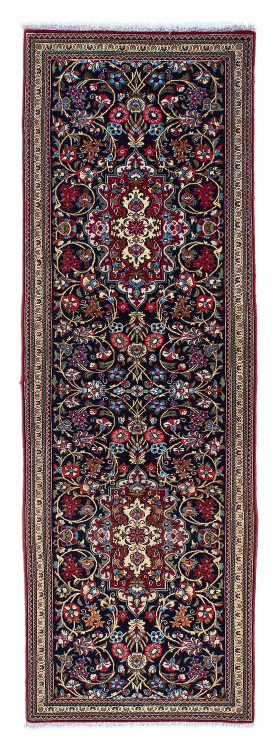 Runner Perser Rug - Ghom - 197 x 70 cm - dark blue