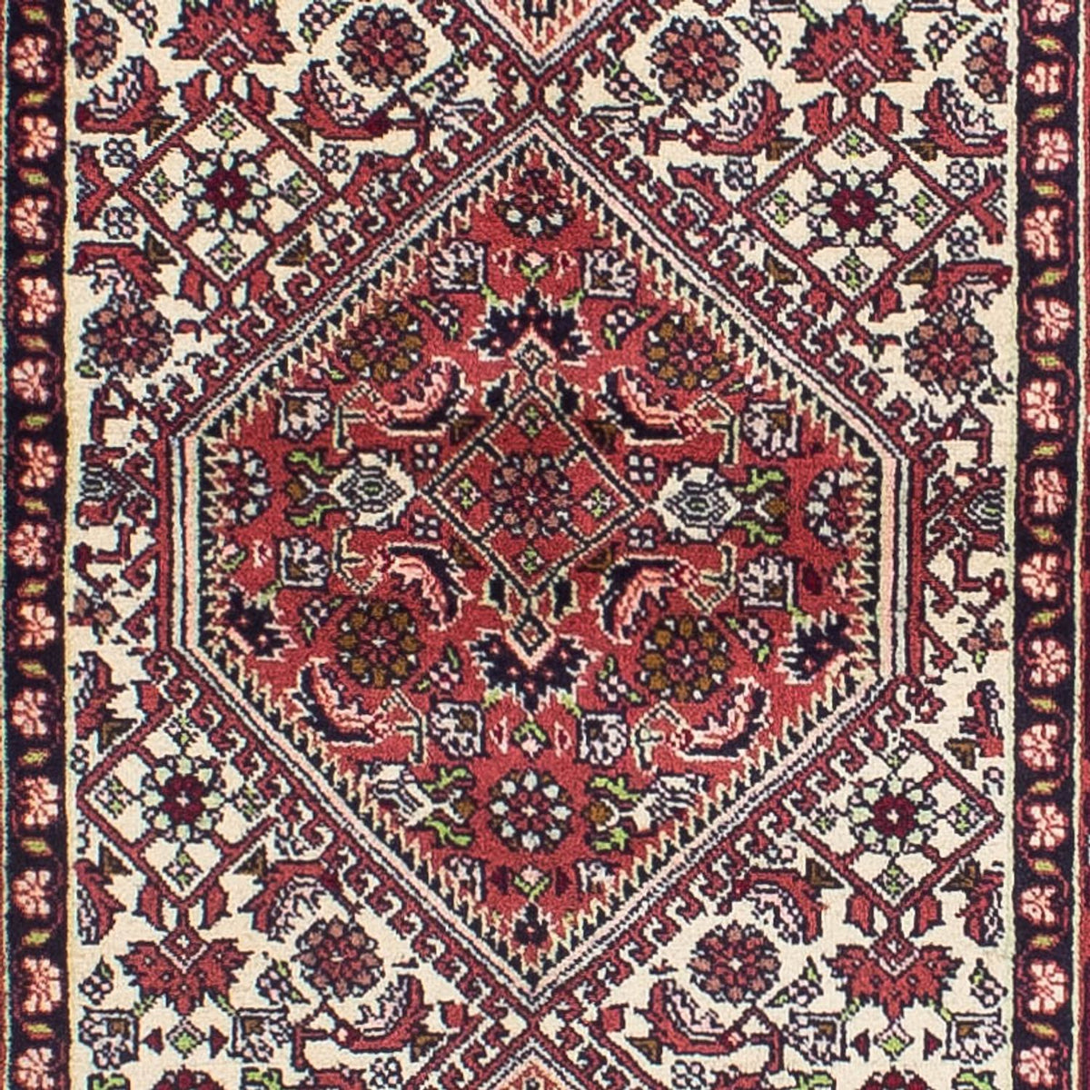 Runner Perser Rug - Bidjar - 308 x 81 cm - red