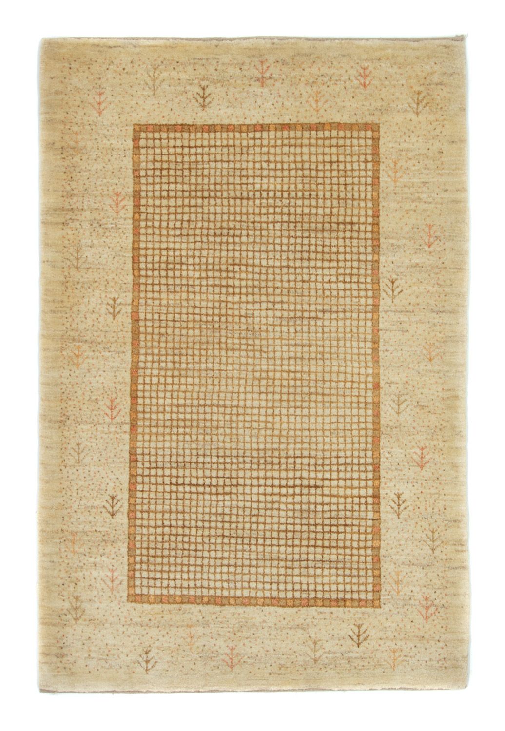 Gabbeh Rug - Loribaft Perser - 182 x 123 cm - beige