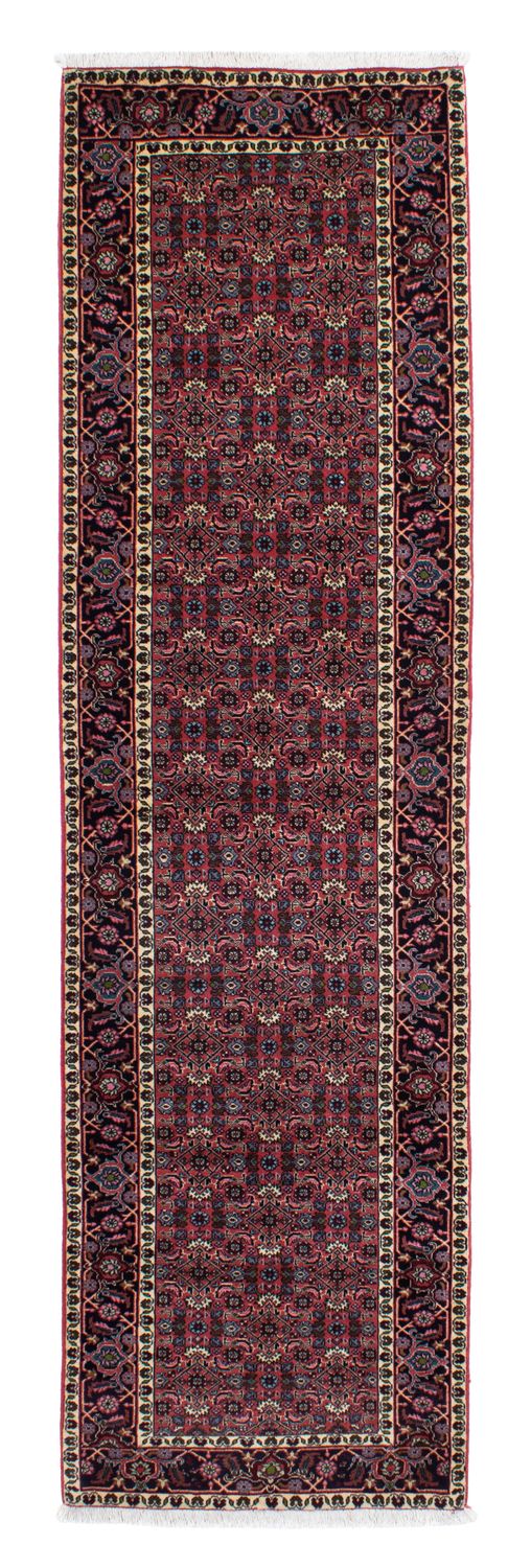 Runner Perser Rug - Bidjar - 294 x 84 cm - dark red