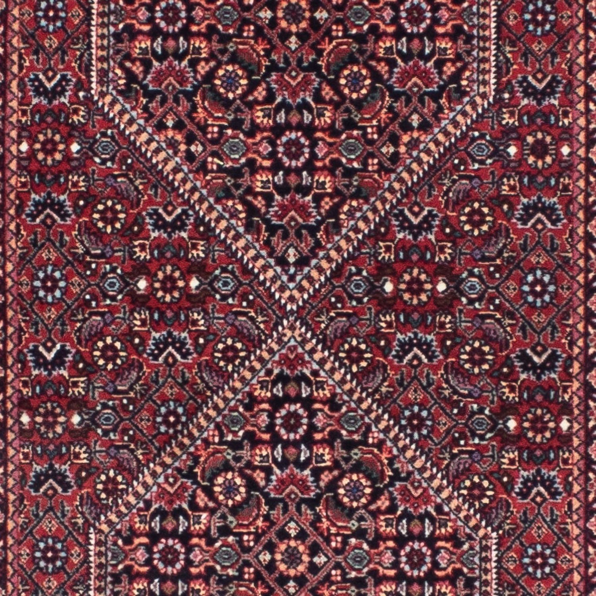 Runner Perser Rug - Bidjar - 264 x 72 cm - red
