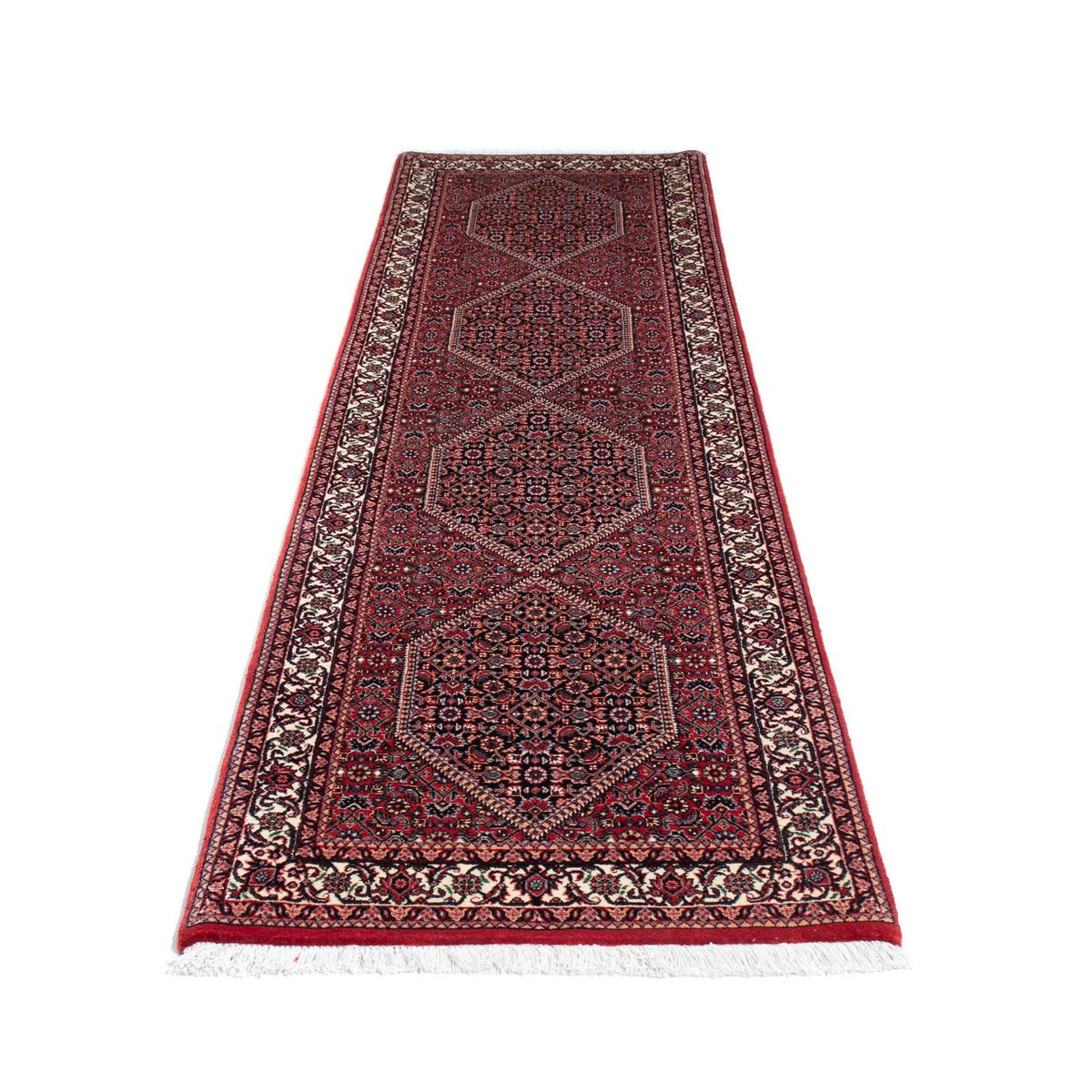Runner Perser Rug - Bidjar - 264 x 72 cm - red