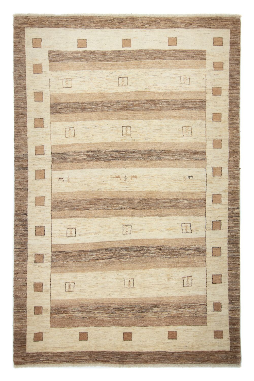 Gabbeh Rug - Perser - 295 x 197 cm - beige