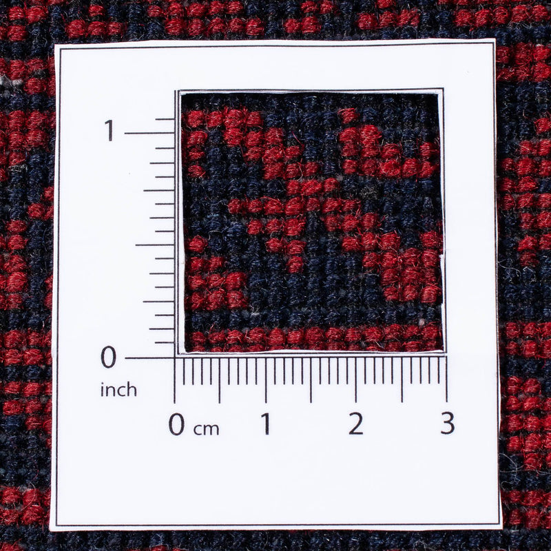 Turkaman Rug - 248 x 163 cm - dark red