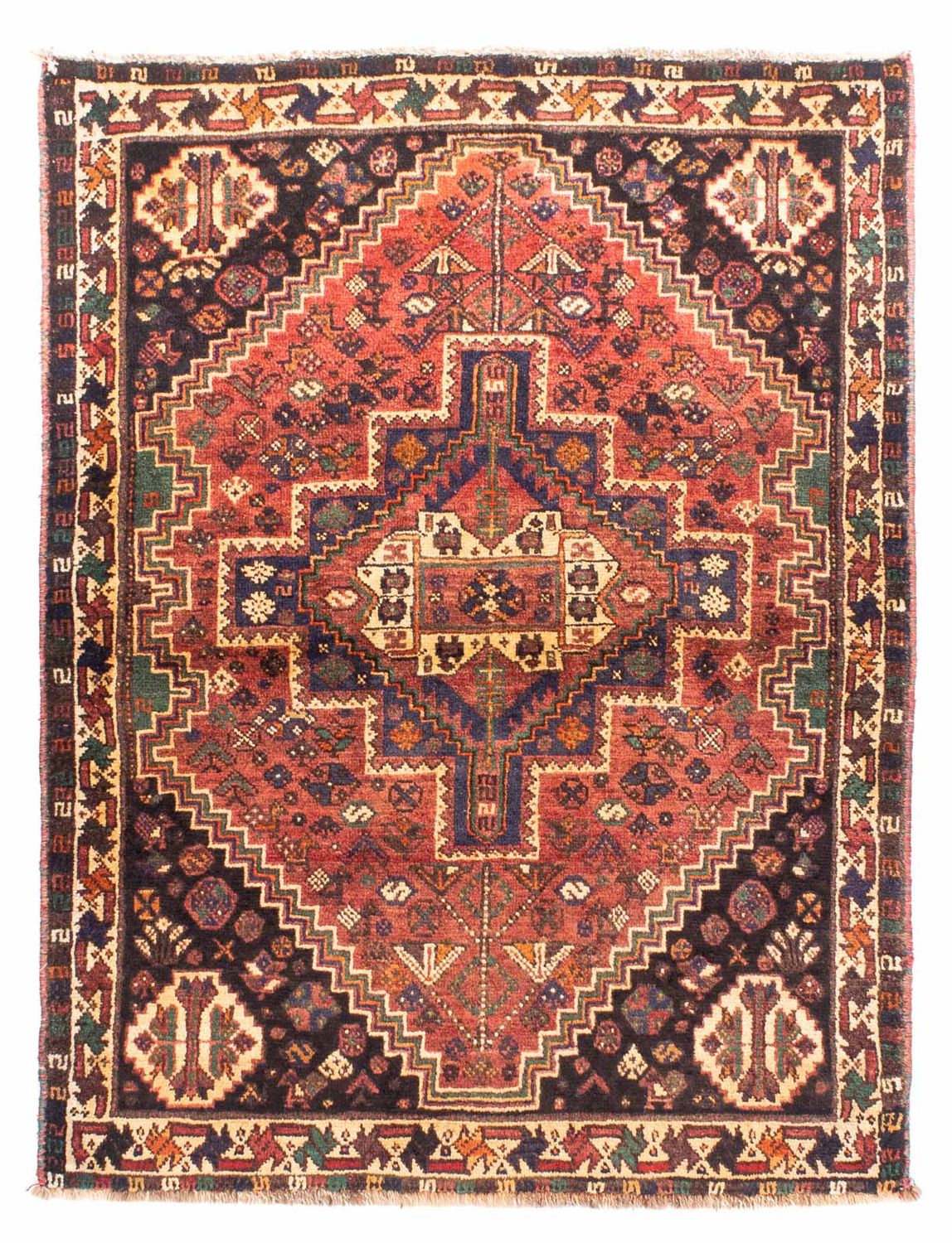 Perser Rug - Nomadic - 154 x 114 cm - light red